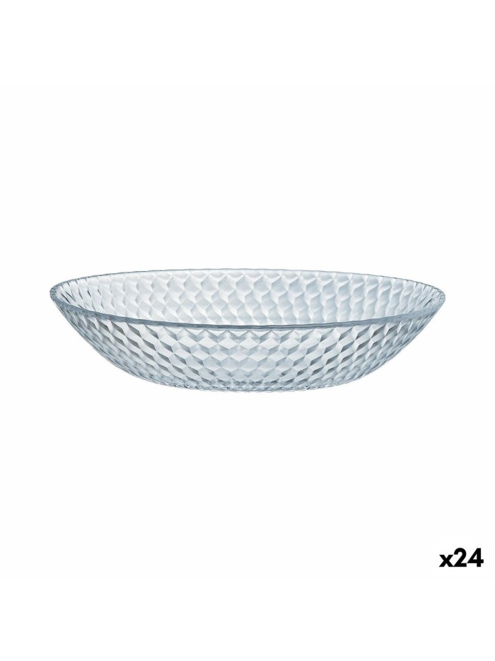 Deep Plate Luminarc Pampille Clear Transparent Glass (20 cm) (24 Units)