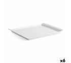 Fuente de Cocina Quid Gastro Fresh Cerámica Blanco (31 x 23 cm) (6 Unidades)