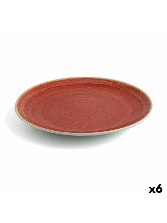 Assiette plate Ariane Terra Céramique Rouge (Ø 31 cm) (6 Unités)