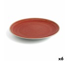 Assiette plate Ariane Terra Céramique Rouge (Ø 31 cm) (6 Unités)
