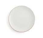 Plato Llano Ariane Terra Cerámica Beige (Ø 31 cm) (6 Unidades)