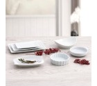 Flat plate Quid Gastro Fun 29,5 x 11 x 3 cm Ceramic White (6 Units)