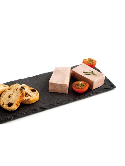 Plateau en Céramique Effet Ardoise Quid Gastro Fun Noir (30 x 10 cm) (12 Unités)