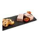 Slate Effect Ceramic Tray Quid Gastro Fun Black (30 x 10 cm) (12 Units)