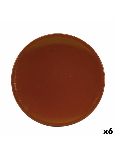 Tray Raimundo Barro Profesional Brown Ceramic Baked clay Ø 26 cm Refractor (6 Units)
