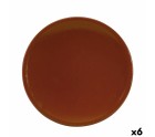 Tray Raimundo Barro Profesional Brown Ceramic Baked clay Ø 26 cm Refractor (6 Units)