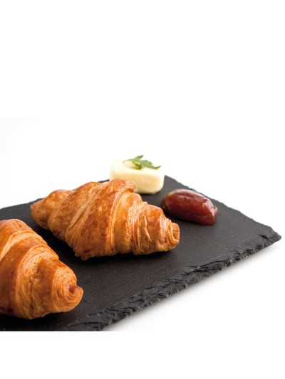 Slate Effect Ceramic Tray Quid Gastro Fun Black (32 x 17 cm) (12 Units)