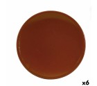 Serving Platter Raimundo Barro Profesional Brown Baked clay Ø 30 cm (6 Units)