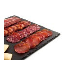 Slate Effect Ceramic Tray Quid Gastro Fun Black (30 x 30 cm) (12 Units)
