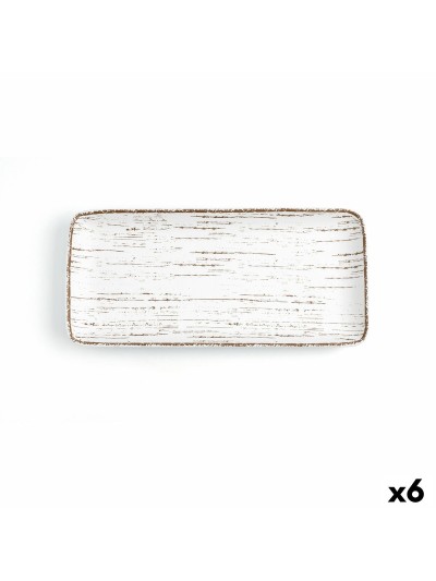 Fuente de Cocina Ariane Tornado Cerámica Bicolor (36 x 16,5 cm) (6 Unidades)