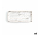Fuente de Cocina Ariane Tornado Cerámica Bicolor (36 x 16,5 cm) (6 Unidades)