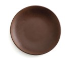 Flat Plate Anaflor Barro Anaflor Brown Ceramic Baked clay Ø 29 cm (8 Units)