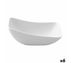Bowl Ariane Vital Squared Ceramic White (Ø 14 cm) (6 Units)
