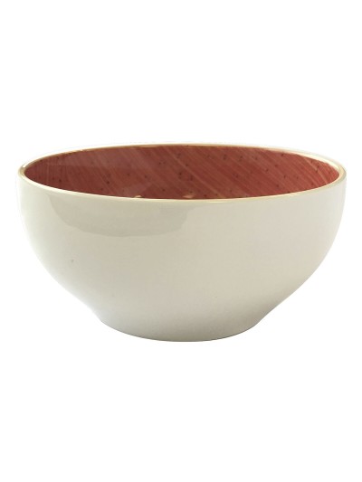 Bol Ariane Terra Cerámica Rojo (Ø 15 cm) (6 Unidades)