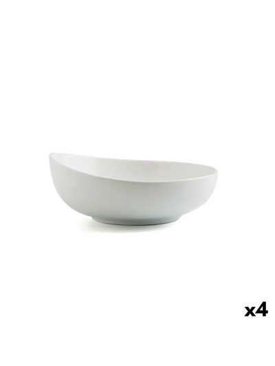 Bol Ariane Vital Coupe Cerámica Blanco (Ø 21 cm) (4 Unidades)