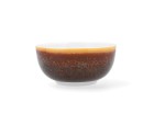 Bowl Ariane Coupe Decor Ceramic Brown (12 cm) (12 Units)