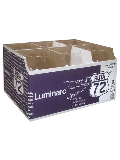 verre de vin Luminarc Transparent verre (720 ml) (6 Unités)