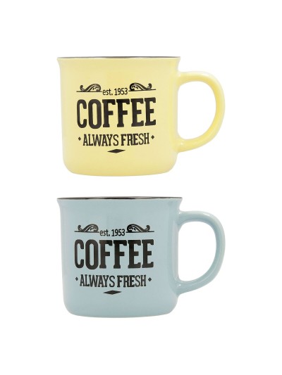 Cup Quid Frappe Fresh Ceramic Multicolour 330 ml