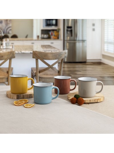 Taza Quid Frappe Cerámica 330 ml (12 Unidades)