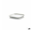 Bandeja de Aperitivos Ariane Alaska Blanco Cerámica Cuadrado 11,4 x 11,4 cm (18 Unidades)