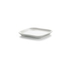 Snack tray Ariane Alaska White Ceramic Squared 11,4 x 11,4 cm (18 Units)