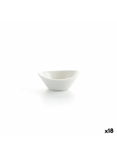Cuenco Ariane Alaska Mini Cerámica Blanco (8,5 x 8,3 x 3,5 cm) (18 Unidades)