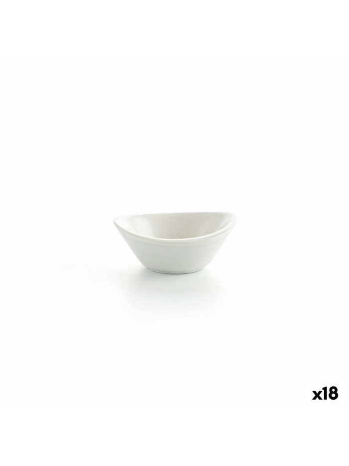 Cuenco Ariane Alaska Mini Cerámica Blanco (8,5 x 8,3 x 3,5 cm) (18 Unidades)