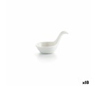 Bol Ariane Alaska 9,6 x 5,9 cm Cuillère Mini Céramique Blanc (18 Unités)