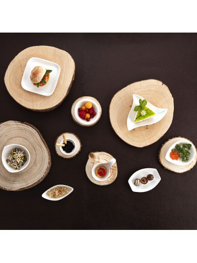 Bowl Ariane Alaska 9,6 x 5,9 cm Spoon Mini Ceramic White (18 Units)