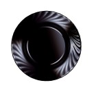 Deep Plate Luminarc Trianon Black Glass (ø 22,5 cm) (24 Units)