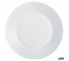 Plato Hondo Luminarc Harena Blanco Vidrio (Ø 23,5 cm) (24 Unidades)