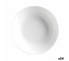 Deep Plate Luminarc Diwali 20 cm White Glass (24 Units)