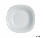 Assiette creuse Luminarc Carine Granit Gris verre Ø 21 cm (24 Unités)