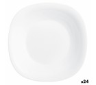 Deep Plate Luminarc Carine White Glass (Ø 23,5 cm) (24 Units)