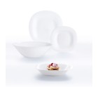 Deep Plate Luminarc Carine White Glass (Ø 23,5 cm) (24 Units)