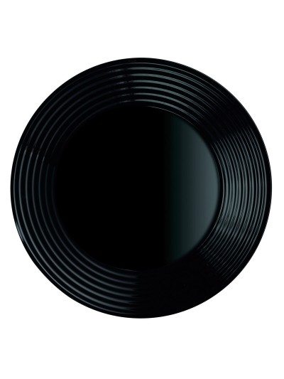 Assiette creuse Luminarc Harena Noir verre (Ø 23,5 cm) (24 Unités)