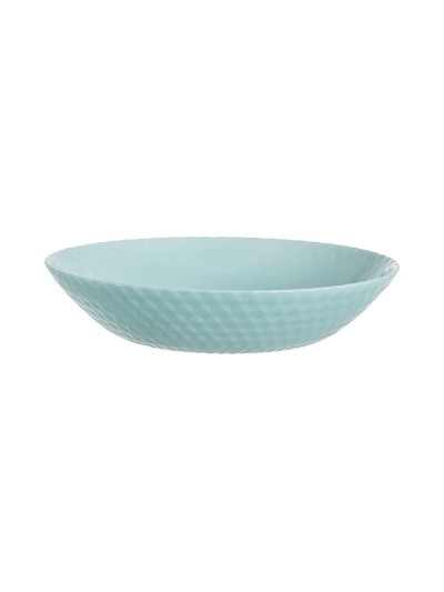 Plato Hondo Luminarc Pampille Turquesa Vidrio (20 cm) (24 Unidades)