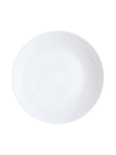 Deep Plate Luminarc Pampille White Glass (20 cm) (24 Units)