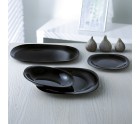 Deep Plate Luminarc Carine Black Glass (Ø 23,5 cm) (24 Units)