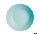Plato Hondo Luminarc Diwali Turquesa 20 cm Turquesa Vidrio (24 Unidades)