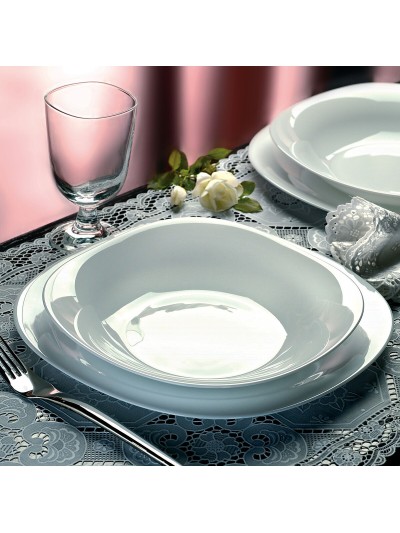 Assiette creuse Bormioli Rocco Parma verre (23 cm) (24 Unités)
