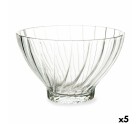 Set of bowls Transparent Glass (Ø 10,8 x 7 cm) (290 ml) (5 Units)