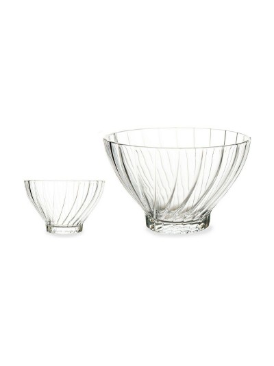 Set of bowls Transparent Glass (Ø 10,8 x 7 cm) (290 ml) (5 Units)