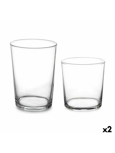Set de Verres Bistro Transparent verre (380 ml) (2 Unités) (510 ml)