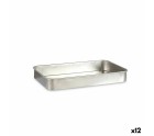 Roasting Tin 32 x 7 x 51,5 cm Silver Aluminium 12 Units
