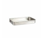 Roasting Tin 32 x 7 x 51,5 cm Silver Aluminium 12 Units