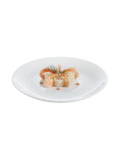 Plato de Postre Luminarc Pampille Blanco Vidrio (19 cm) (24 Unidades)