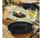 Dessert dish Luminarc Pampille Black Glass (19 cm) (24 Units)