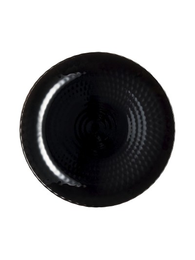 Plato de Postre Luminarc Pampille Negro Vidrio (19 cm) (24 Unidades)