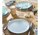 Dessert dish Luminarc Pampille Turquoise Glass (19 cm) (24 Units)